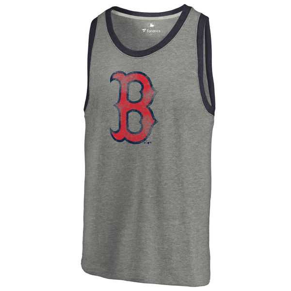 Boston Red Sox Distressed Team Tank Top - Ash,We sell and wholesale Boston Red Sox Distressed Team Tank Top - Ash on line form chian!